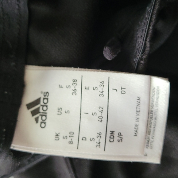 Adidas Womens trackpaints turquoise stripe size S - Picture 5 of 6